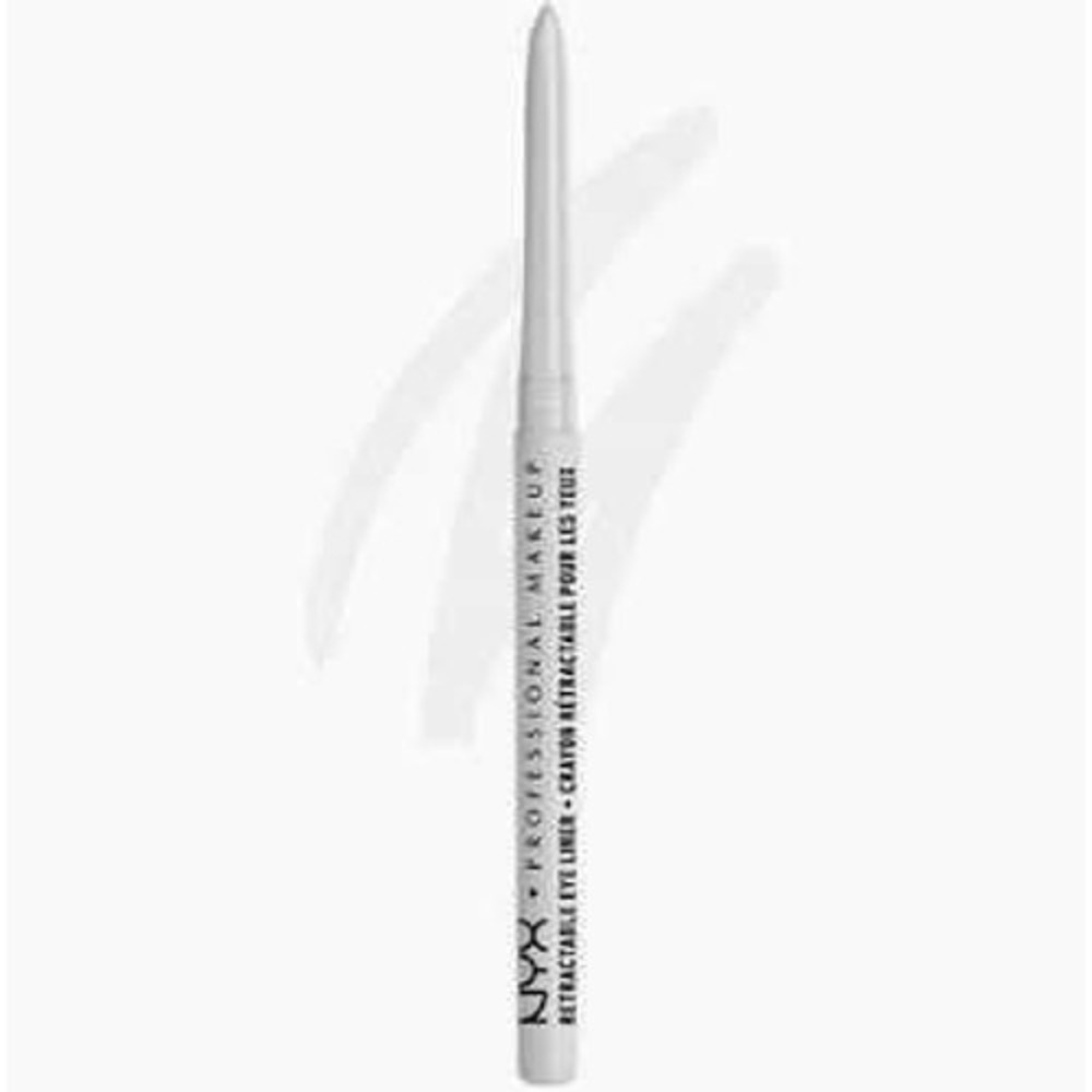 NYX Retractable Eye Liner White MPE01 Waterproof Pencil NEW